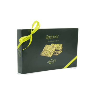 Scatola da 300Gr(18pz) Quadrelli al Pistacchio