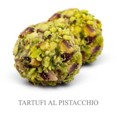 Soft-centered Pistachio Truffles.