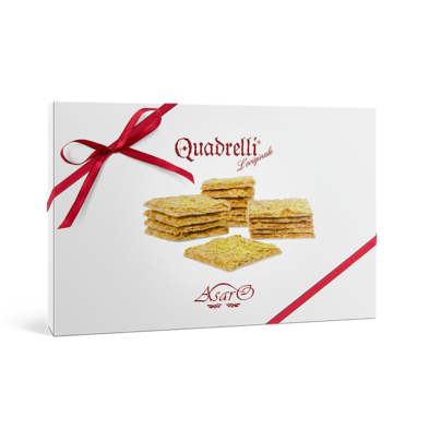 Quadrelli alle mandorle Scatola da 500Gr(27pz)